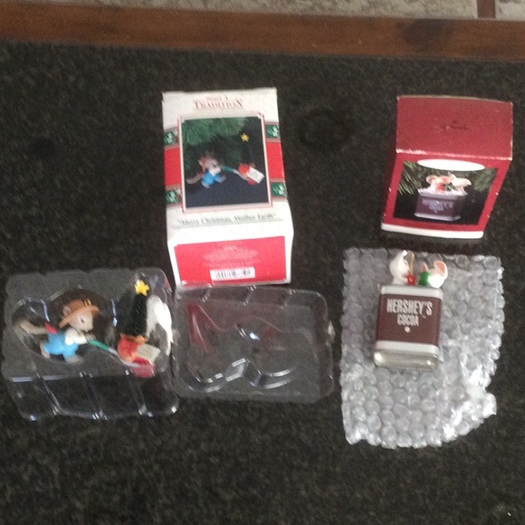 Bundle of six Christmas ornaments in original boxes - Picture 6 of 10